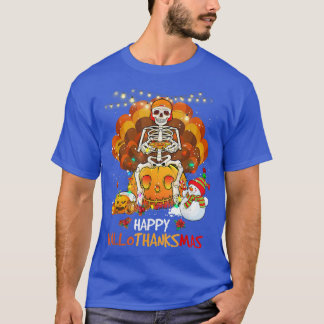 Videospiel Frohes Hallothanksmas Halloween Gaming T-Shirt