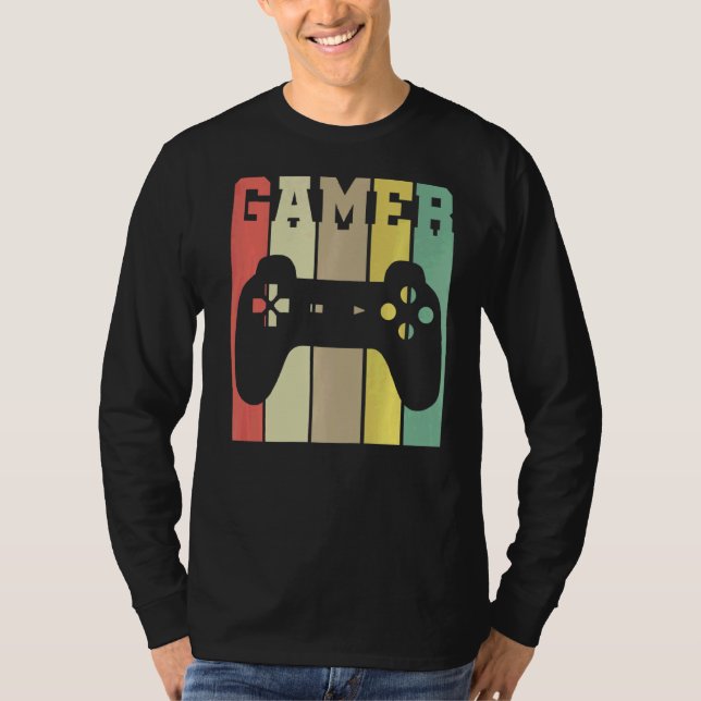 Videospiel für den Grafikkonsole-Player-Controller T-Shirt (Vorderseite)