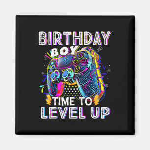 Videospiel Geburtstagszeit Junge Zeit, um Video-Ga Magnet