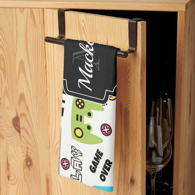 Videospiel Geschirrtuch (Drittel gefaltet)