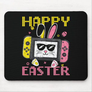 Videospiel-Hasen-Eier Frohen Ostertag Controller Mousepad