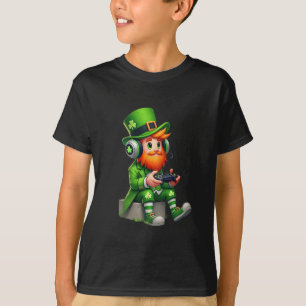 Videospiel Kobold St Patricks Day Gamer Kinder B T-Shirt