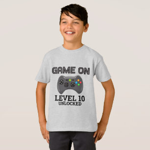Videospiel Level Up Controller Geburtstags-Shirt  T-Shirt