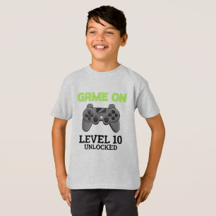 Videospiel Level Up Controller Geburtstags-Shirt  T-Shirt