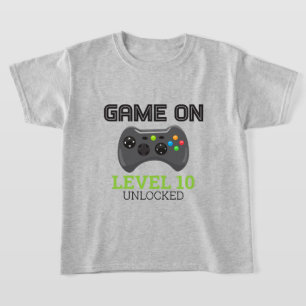 Videospiel Level Up Controller Geburtstags-Shirt  T-Shirt