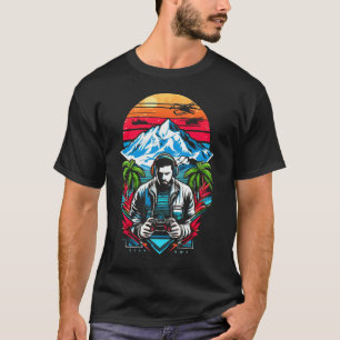 Videospiel Liebt Coolen Wintersport Funny Retro G T-Shirt