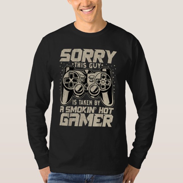 Videospiel Mädchen   Dieser Typ wird von einem Gam T-Shirt (Vorderseite)