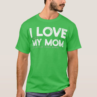 Videospiel-Mutter-Gamer vintage Junge T-Shirt