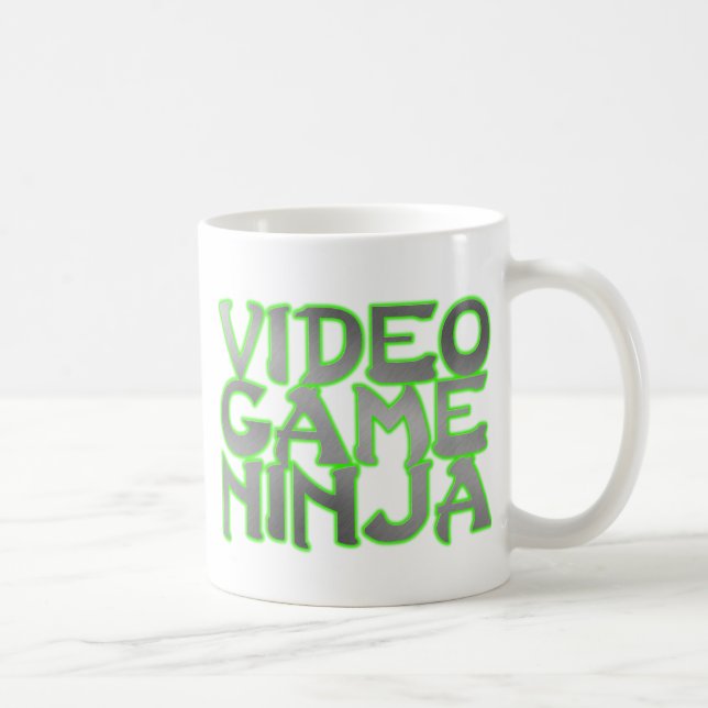 VIDEOSPIEL NINJA (Grün) Tasse (Rechts)