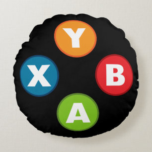 Videospiel-Prüfer-rundes Kissen für Gamer
