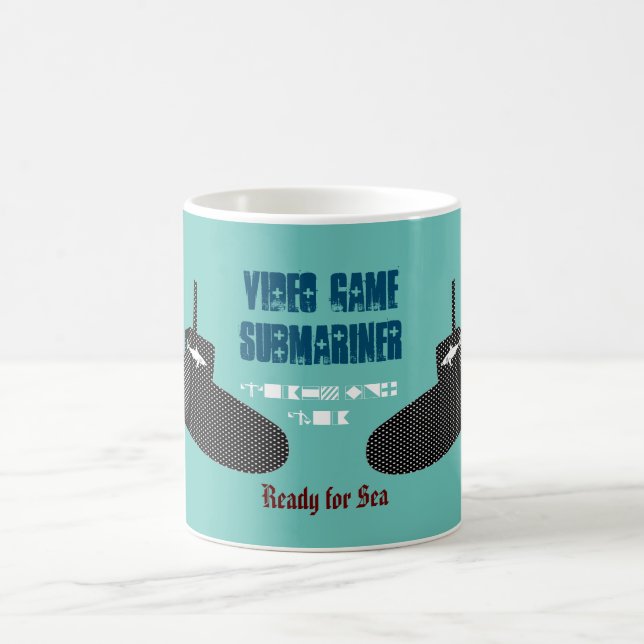 Videospiel Submariner Flaggen-Tasse Kaffeetasse (Mittel)