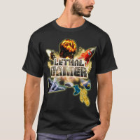 Videospiel-Themed Shirttödlicher Gamer/Gamer bei