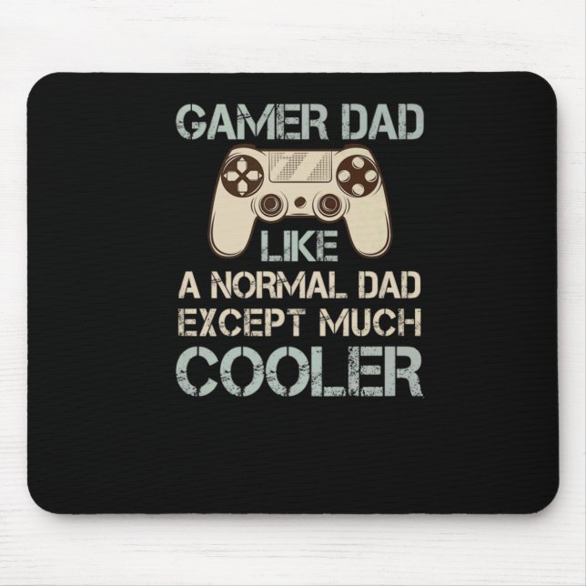 Videospiel Vater T - Shirt Mousepad (Vorne)