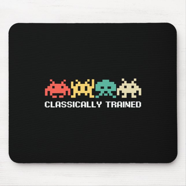 Videospiel-Vintag Retro-Gaming-Arcade 80er 2 Mousepad (Vorne)