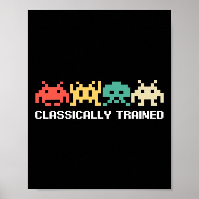 Videospiel-Vintag Retro-Gaming-Arcade 80er 2 Poster (Vorne)