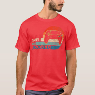 Videospielcontroller entsperrt Stufe 40 Geburtstag T-Shirt