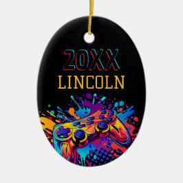 Videospielcontroller Keramik Ornament