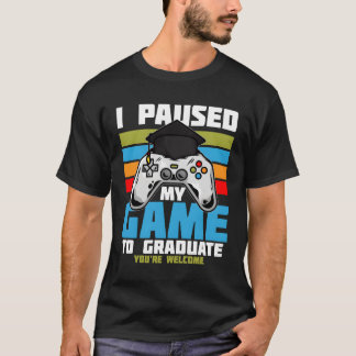 Videospiele Abschluss Absolvent Gamer Konsole Spie T-Shirt