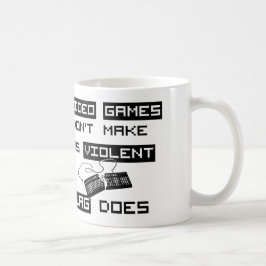 Videospiele machen uns nicht heftig (Computer) Tasse