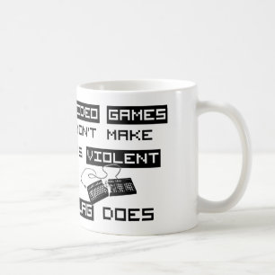 Videospiele machen uns nicht heftig (Computer) Tasse