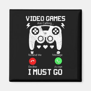 Videospiele rufen an und ich muss lustig sein, Con Magnet