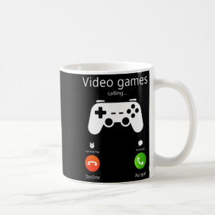 Videospiele rufen lustige Gaming Retro Gamer G Kaffeetasse