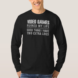 Videospiele ruinierten meine klassische Videokonso T-Shirt