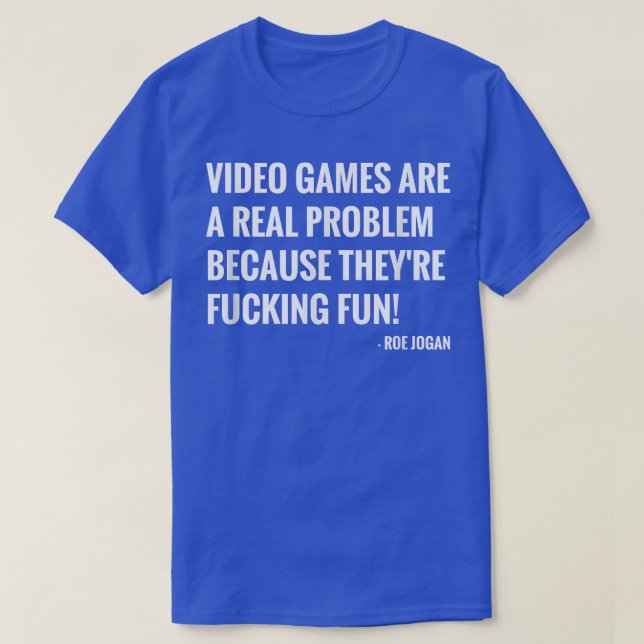 Videospiele sind ein echtes Problem beim Videospie T-Shirt (Design vorne)