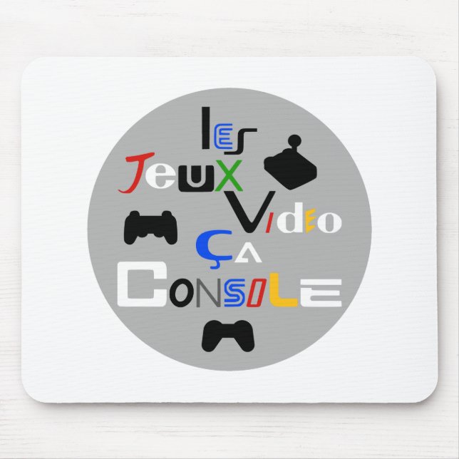 VIDEOSPIELE SIND EIN TROST! MOUSEPAD (Vorne)