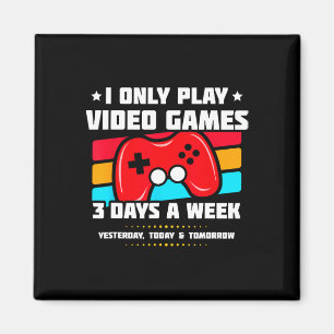 Videospiele spielen - PC-Konsole Gaming - Lustiges Magnet
