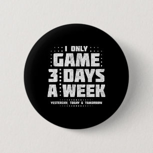 Videospiele spielen - Videospieler Meme - Lustiges Button