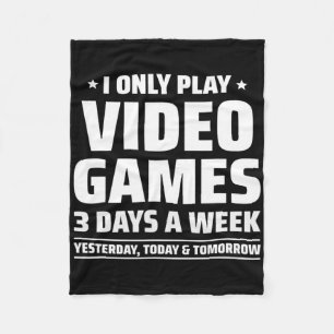 Videospiele spielen - Videospieler-Meme - Lustiges Fleecedecke