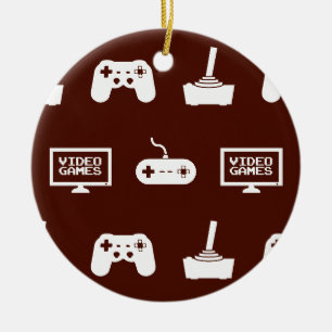 Videospiele thematisiertes Gaming-Design Videospie Keramik Ornament