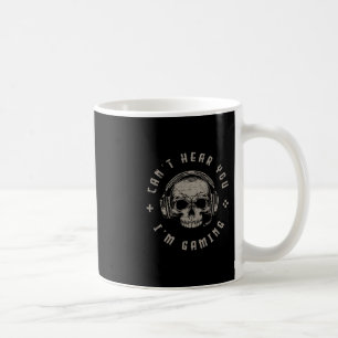 Videospiele-Totenkopf Lustiges Gamer-Geschenk Kann Kaffeetasse