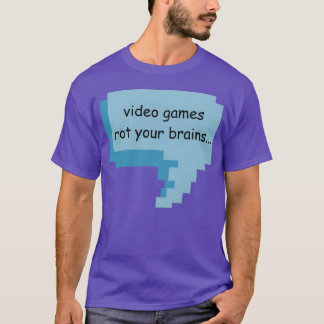 Videospiele verrotten dein Gehirn Gaming Vintage-G T-Shirt