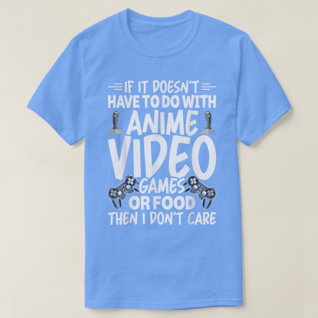 Videospiele von Anime oder Video-Gamer  T-Shirt (Design vorne)