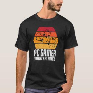 Videospiele WASD Tastatur PC-Gamer Master Race Me T-Shirt