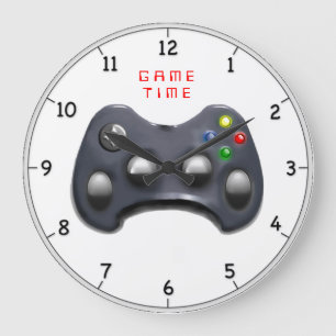Videospieler-Geschenke Große Wanduhr