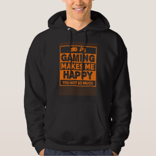 Videospieler Spielen macht mich glücklich Hoodie