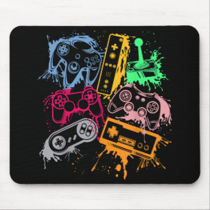 Videospielkonsole Controller Retro 80's 90's Arc Mousepad