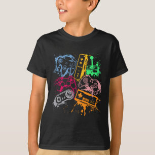 Videospielkonsole Controller Retro 80's 90's Arc T-Shirt