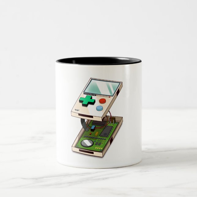Videospielkonsole Zweifarbige Tasse (Mittel)