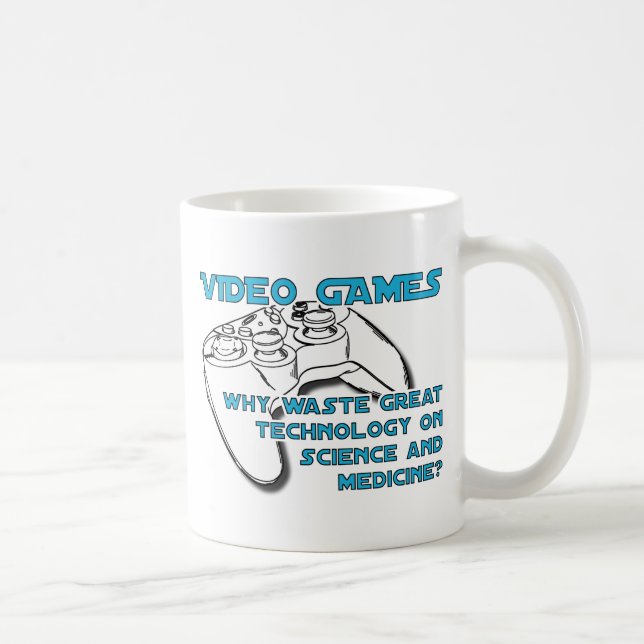 Videospieltechnologie Funny Mug Spaß Kaffeetasse (Rechts)