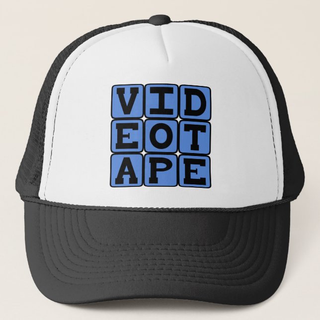 Videotape, VHS-Band Truckerkappe (Vorderseite)