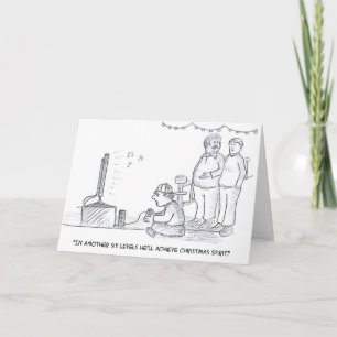 Videoweihnachtsgeist Feiertagskarte