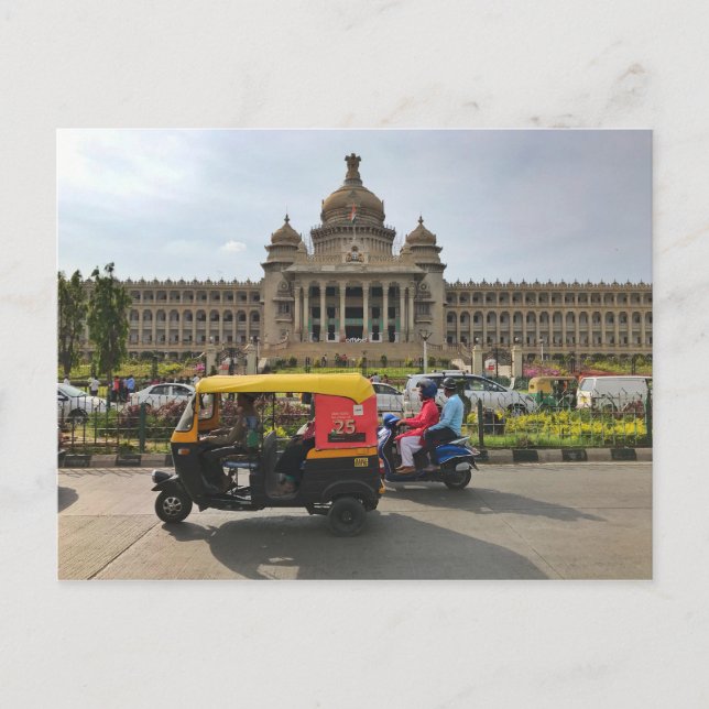 Vidhana Soudha, Bengaluru, Karnataka, Indien Postkarte (Vorderseite)