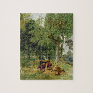 Vieh auf einem Devonshire Weg Puzzle