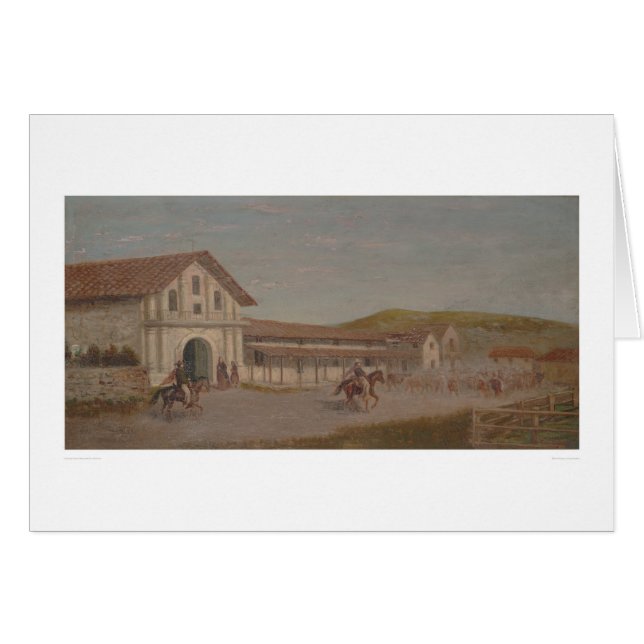 Vieh fuhr am Auftrag Dolores, Calif. (1243) (Vorderseite (Horizontal))