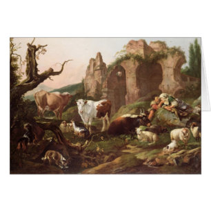 Vieh in einer Landschaft, 1685