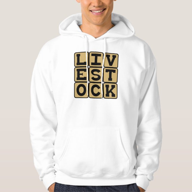 Vieh, Rinder Hoodie (Vorderseite)